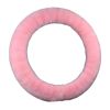 Pink Fluffy Steering Wheel Cover Warm Winter Plush Car Wheel Protector Universal Car Accessories for Women