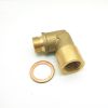 O2 Oxygen Sensor Extender Adapter Angled Bung Extension Spacer Brass