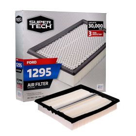 SuperTech 1295 Engine Air Filter, Replacement Filter for Ford