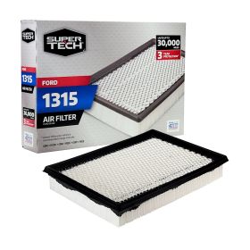 SuperTech 1315 Engine Air Filter, Replacement Filter for Ford