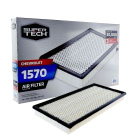 SuperTech 1570 Engine Air Filter, Replacement Filter for GM or Chevrolet