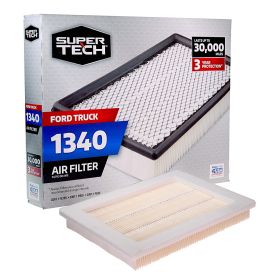 SuperTech 1340 Engine Air Filter, Replacement Filter for Ford or Ford Truck