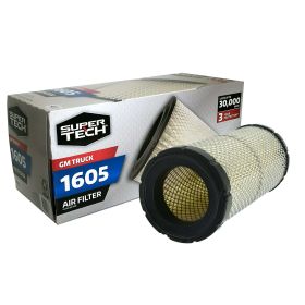 SuperTech 1605 Engine Air Filter, Replacement Filter for GM or GM Truck