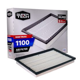 SuperTech 1100 Engine Air Filter, Replacement Filter for Chrysler or Ram Truck