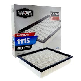 SuperTech 1115 Engine Air Filter, Replacement Filter for Chrysler or Ram Truck