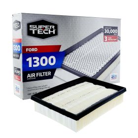 SuperTech 1300 Engine Air Filter, Replacement Filter for Ford