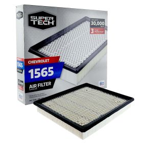 SuperTech 1565 Engine Air Filter, Replacement Filter for GM or Chevrolet