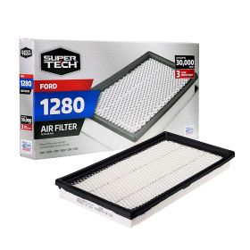 SuperTech 1280 Engine Air Filter, Replacement Filter for Ford