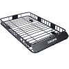 Rooftop Cargo Carrier BasketMotoring Roof RackTop Mount Roof Rack 64black steel