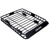 Rooftop Cargo Carrier Basket Motoring Roof Rack,Top Mount Roof Rack 42" black steel