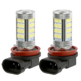 2PCS 800lm H8/H9/ H11 LED Fog DRL Light Bulb IP65 Water-Resistant 360¬∞ Beam Angle 6000K White