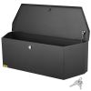 VEVOR Trailer Tongue Box, Carbon Steel Tongue Box Tool Chest, Heavy Duty Trailer Box Storage with Lock and Keys, Utility Trailer Tongue Tool Box for P