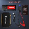 DBPOWER Car Battery Jump Starter 2500A 21800mAh - for up to 8.0L Gasoline/6.5L Diesel Engines, Portable 12V Auto Battery Booster, Power Pack, Quick Ch