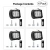 4 PCS 4in 18W Dual Row LED Spot Light Pod Cube Light