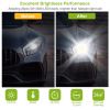 2PCS 1000lm 100W H8/H9/H11 LED Fog DRL Light Bulb IP65 Water-Resistant 360 Degree Beam Angle 6000K White