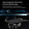 PS480.  Magnetic suction car wireless charger magnetic suction with air outlet bracket automatically clamp mobile phone charger air outlet + large suc