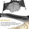 Trunk Cargo Net Stretchable Universal Elastic Truck Net Rear Seat Trunk Storage Organizer Net