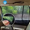 4Pcs Front Rear Car Window Magnet Covers Breathable Mesh Sun Shade Privacy Curtain Heat Insulated UV Protection Car Windshield For Baby Kids