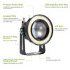 2 Pcs 2.5"Auto COB LED Fog Light 1200LM 6000k White IP65 Waterproof Halo Angel Eye Ring Bulb Lamp Driving DRL 12V