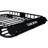 Rooftop Cargo Carrier Basket Motoring Roof Rack,Top Mount Roof Rack 42" black steel