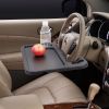 Car Steering Wheel Tray Eating Drink Laptop Auto Desk Potable Travel Tablet Mount Table