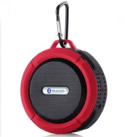 Waterproof Speaker (Color: Red)