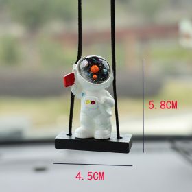 Creative Astronaut Car Sundries Pendant (Option: Hand Held Red Flag Astronaut)