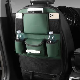 Car Seat Back Storage Bag (Color: Green)