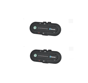 BT980 sun visor car Bluetooth hands-free (Option: Black 2pc)