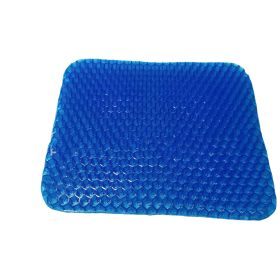 Summer Gel Seat Cushion Breathable Honeycomb Design For Pressure Relief Back Tailbone Pain For Home And Car (Option: 38x32x1.2cm)