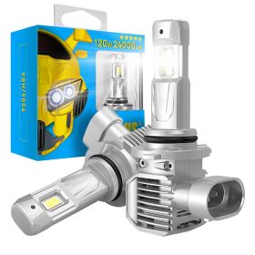 Automotive Waterproof LED Headlight Bulbs (Light Color: 9006-Cool White)