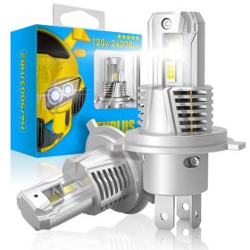 Automotive Waterproof LED Headlight Bulbs (Light Color: H4-Cool White)