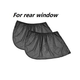 Car Accessories Car Side Window Sunshades  UV Protector Window Screen Door Covers (Color: Black, Type: Rear Window)