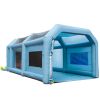 VEVOR Inflatable Paint Booth, 13x10x9ft, 900W High Powerful Blowers With a Tent Air Filter System