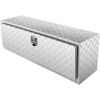 VEVOR Underbody Truck Box, 48"√ó17"√ó18" Pickup Storage Box, Heavy Duty Aluminum Diamond Plate Tool Box with Lock and Keys, Waterproof Trailer Storage